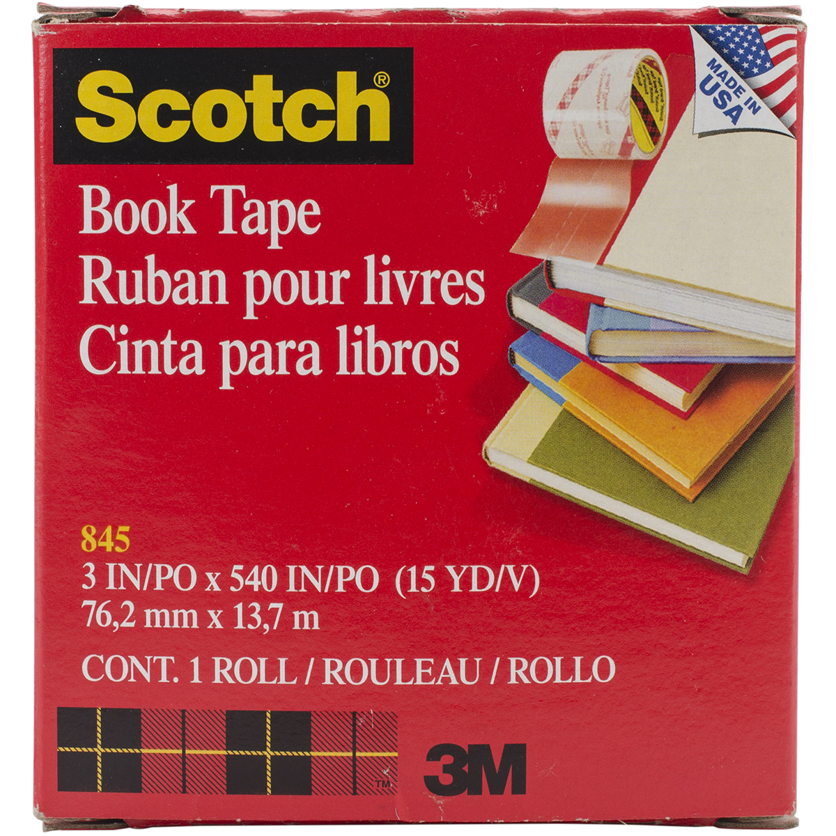 3M Scotch® Book Tape, 3 x 15yd.
